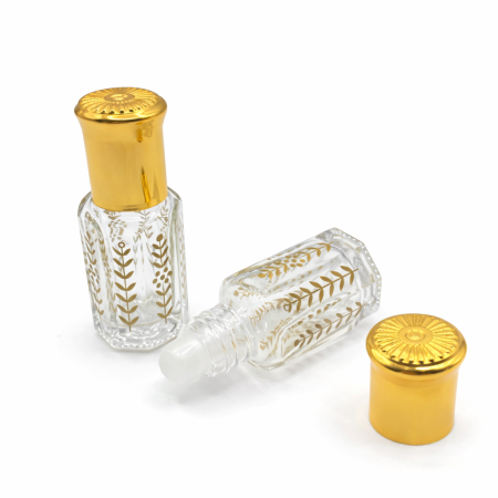 عبوة زجاج للمسك 12 قطعه